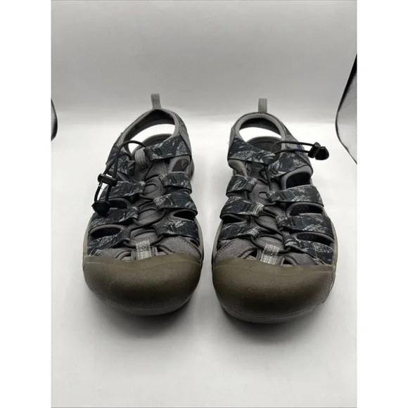 KEEN Men's Newport H2 Closed Toe Water Sandals, Midnight Navy/Neutral Gray, 12 M - Picture 4 of 9